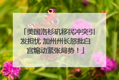 美国洛杉矶移民冲突引发担忧 加州州长怒批白宫煽动紧张局势！